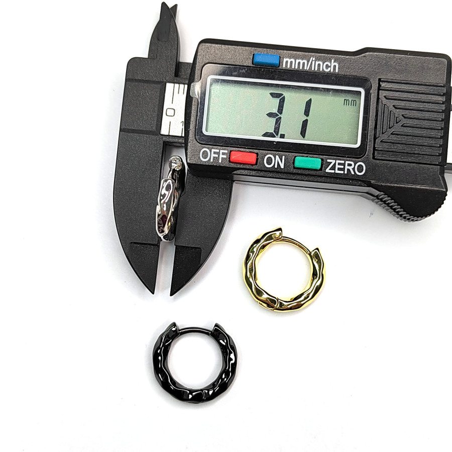 Швензы Конго Мятый металл 16 мм, пара