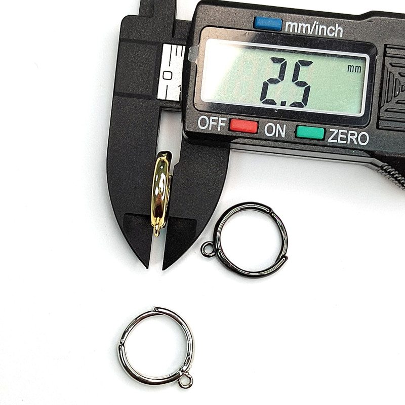 Швензы круглые с петелькой, 15х2,5 мм, пара