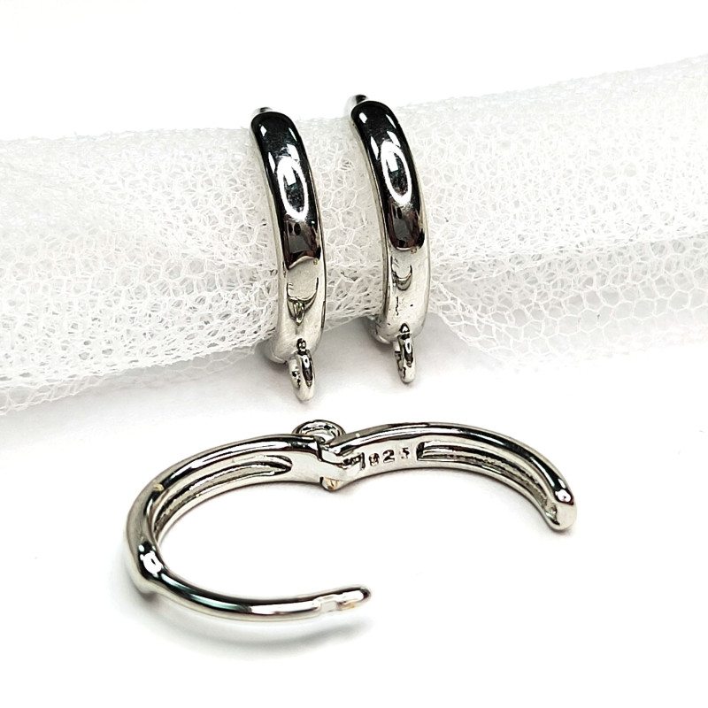 Швензы круглые с петелькой, 15х2,5 мм, пара