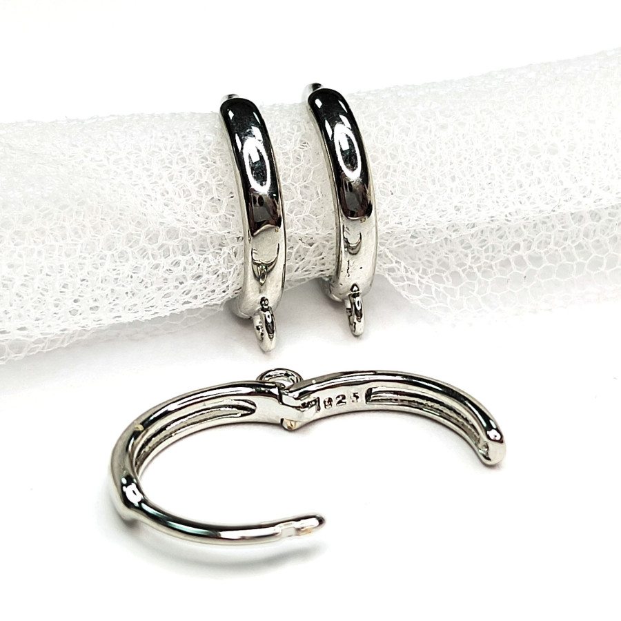 Швензы круглые с петелькой, 15х2,5 мм, пара