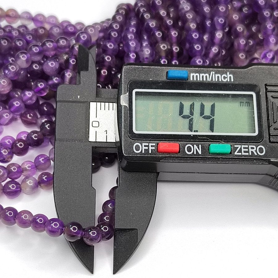 Аметист натуральный, гладкий шар, цвет фиолетовый