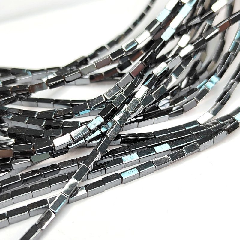 4х2 мм Гематит, нить 40 см