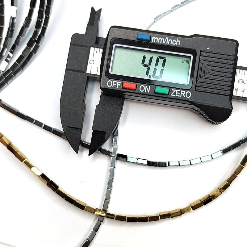 4х2 мм Гематит, нить 40 см