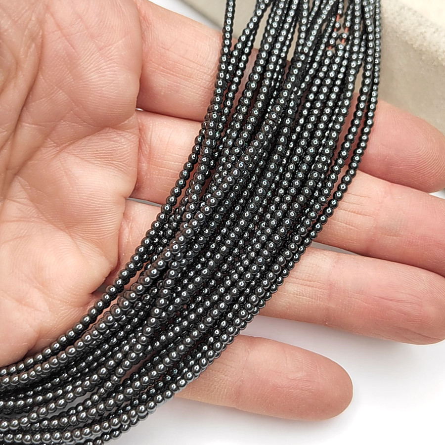 2 мм Гематит гладкий шар