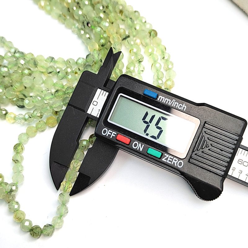 4,5 мм Пренит натуральный, огранка, нить 38,5 см