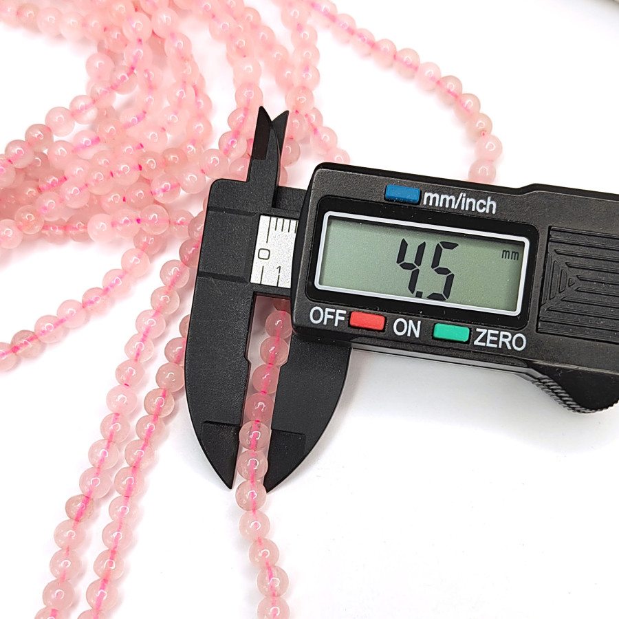 4 мм Розовый кварц, круглый шар