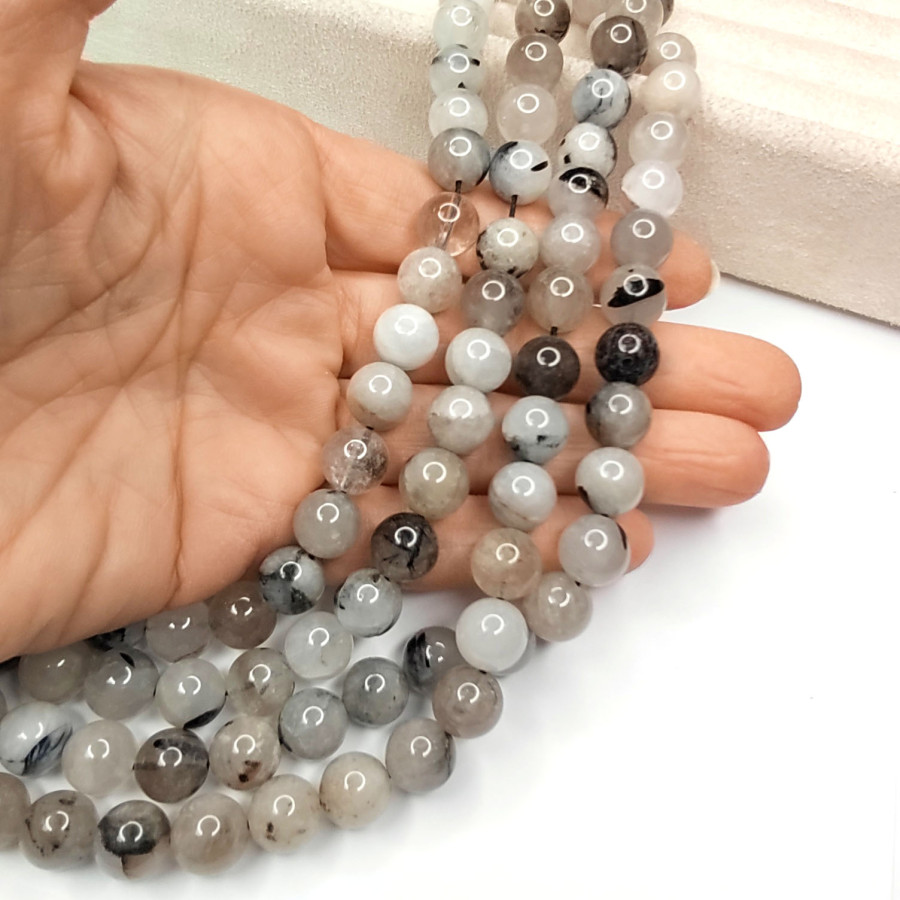 Волосатик натуральный, гладкий шар