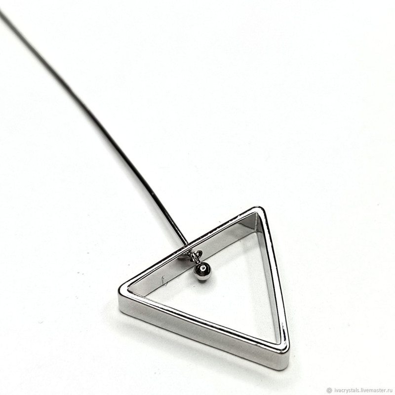 Подвеска Треугольник 15х3 мм, ШТУКА