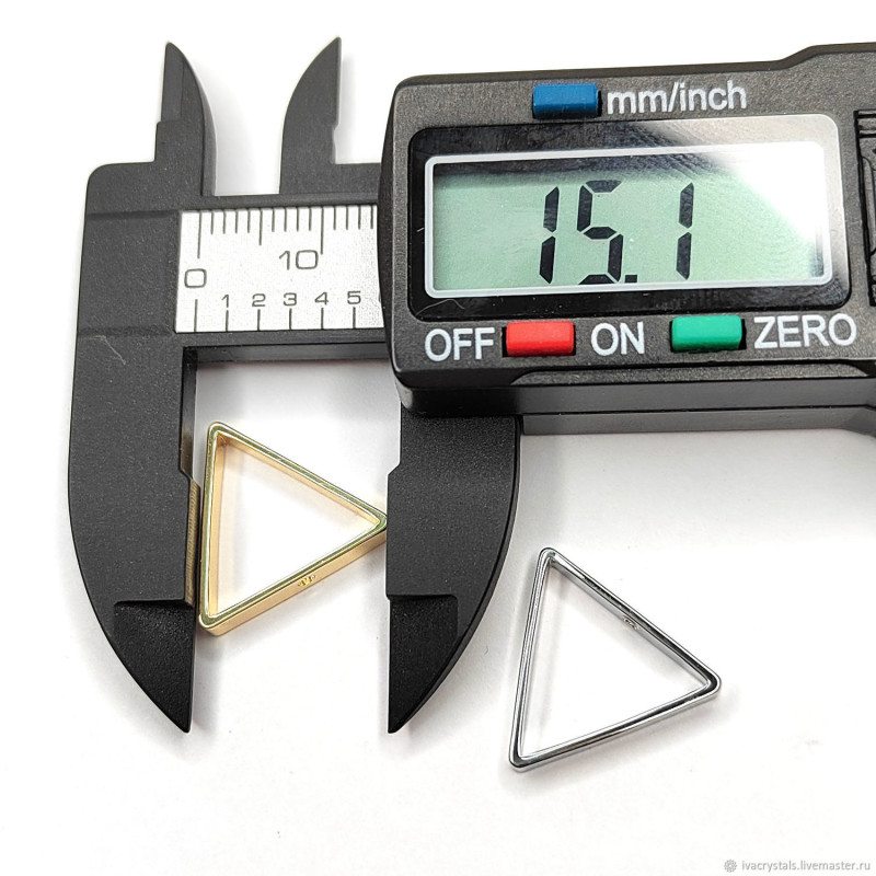 Подвеска Треугольник 15х3 мм, ШТУКА