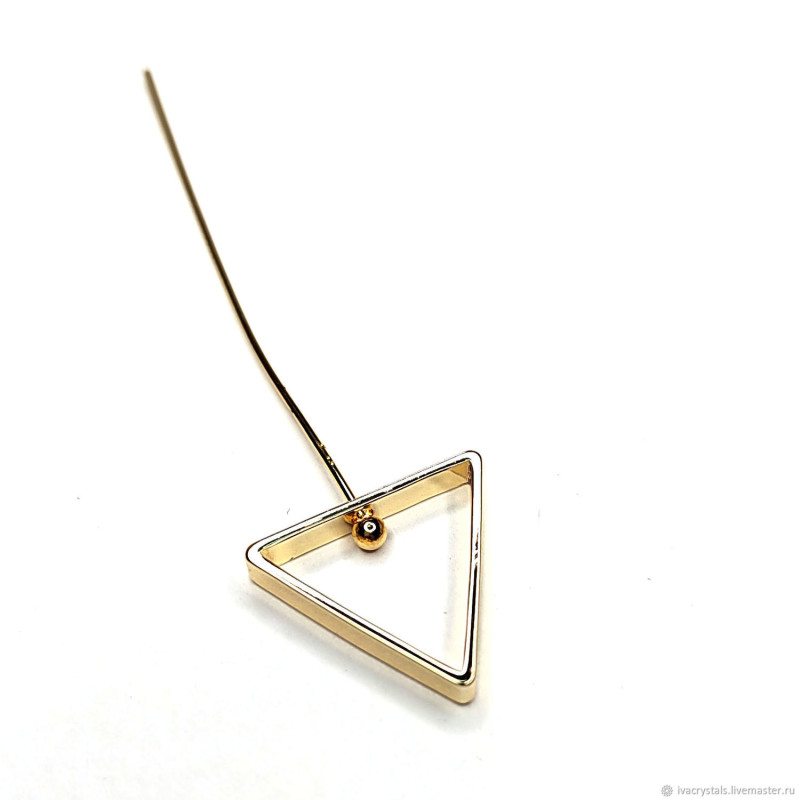 Подвеска Треугольник 15х3 мм, ШТУКА