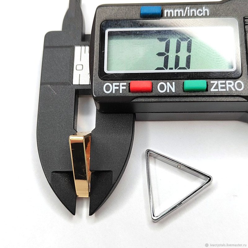 Подвеска Треугольник 15х3 мм, ШТУКА