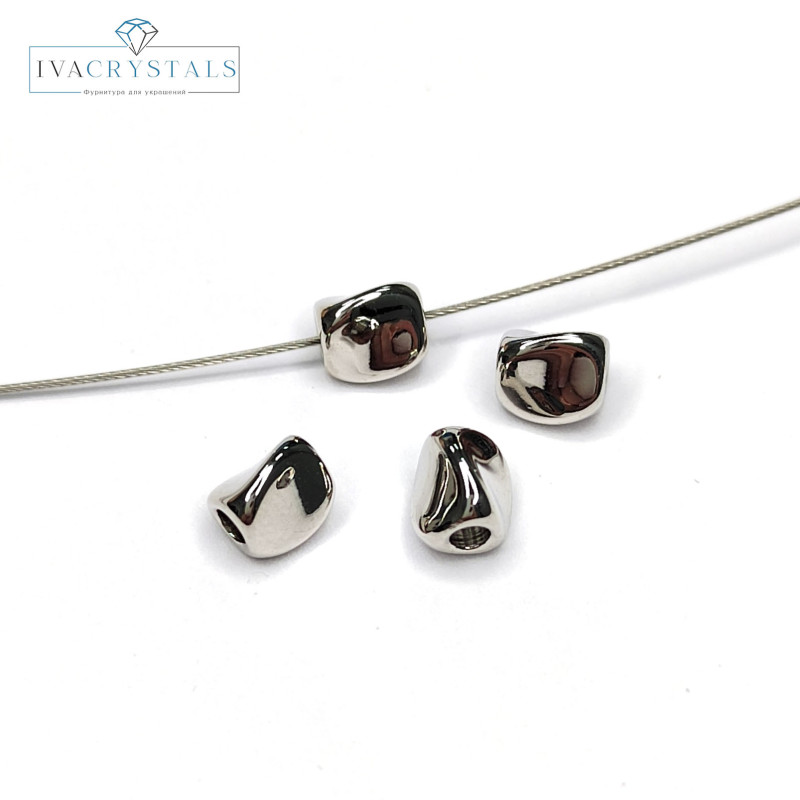 5х4 мм Разделительная бусина металлическая, ШТУКА