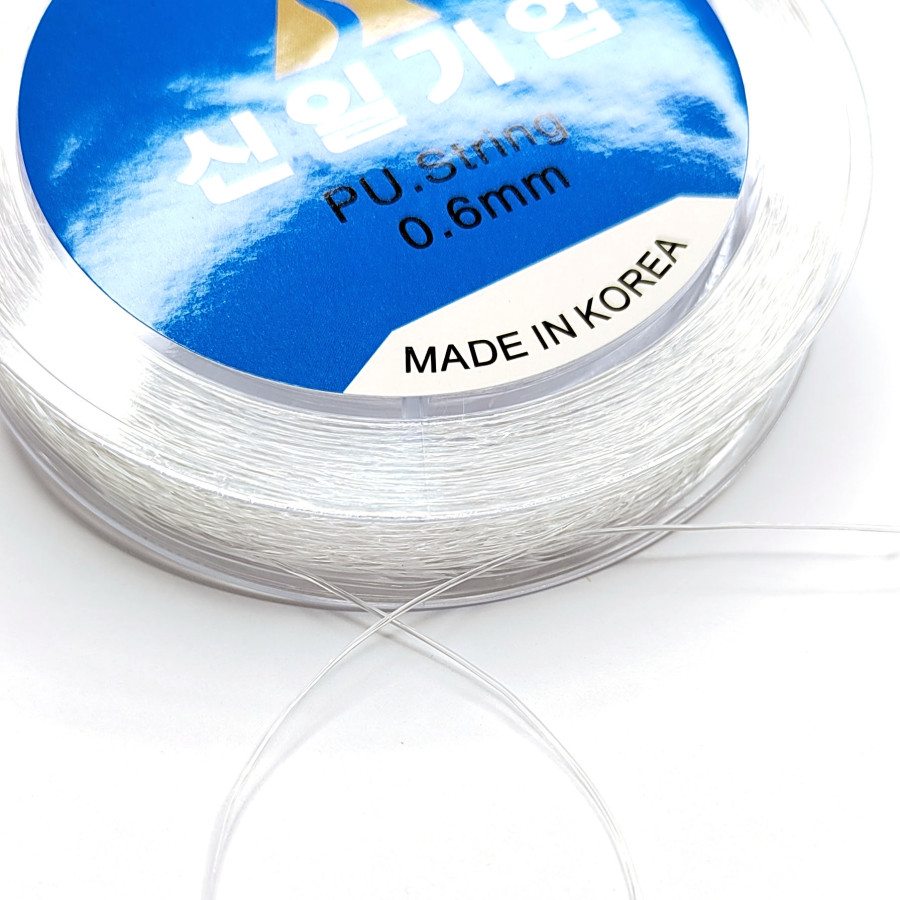 Силиконовая резинка для браслетов 0,6 мм, Катушка