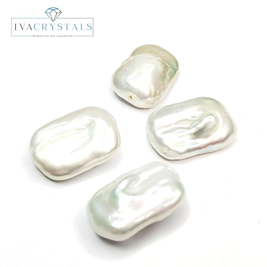 Жемчуг натуральный Кеши 17х12 мм, культивированный, ШТУКА