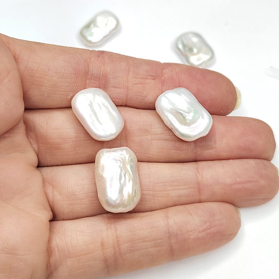 Жемчуг натуральный Кеши 17х12 мм, культивированный, ШТУКА