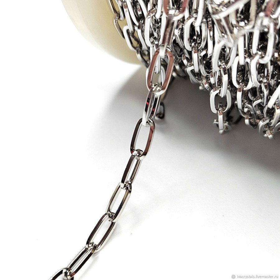 10х5 мм Цепь якорное плетение, 20 см