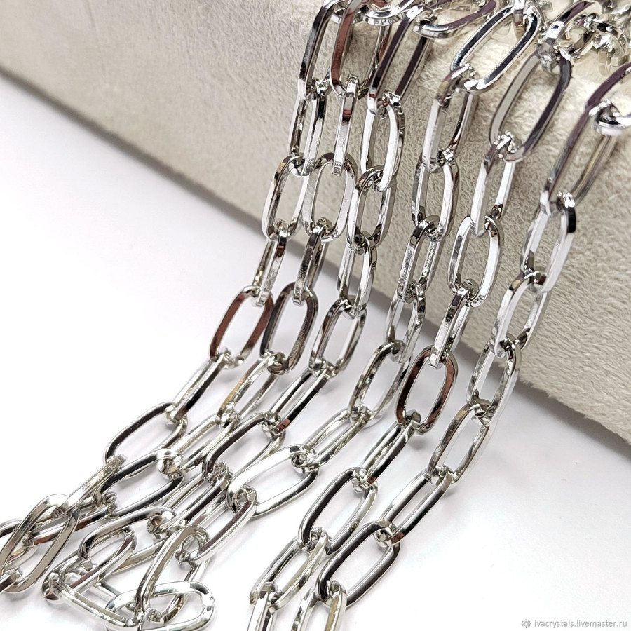 10х5 мм Цепь якорное плетение, 20 см
