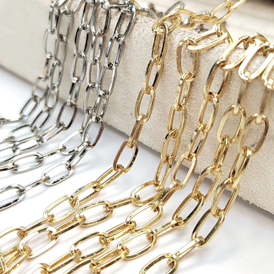 10х5 мм Цепь якорное плетение, 20 см