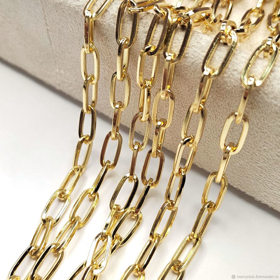 10х5 мм Цепь якорное плетение, 20 см