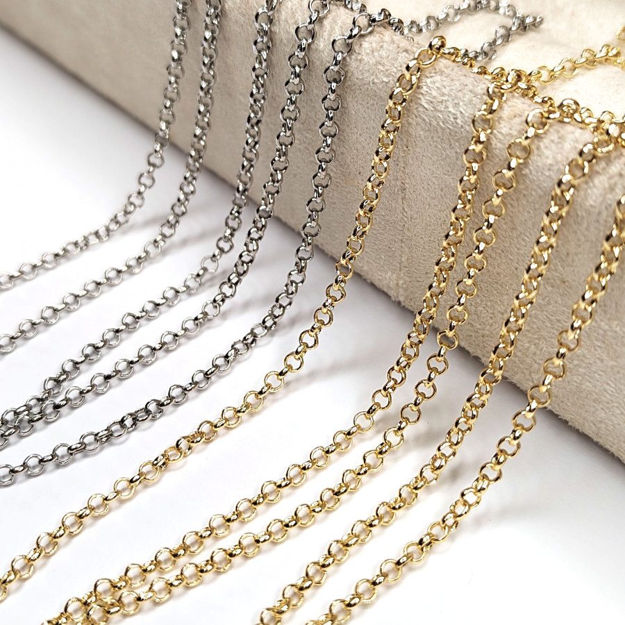 Ролло 2 мм цепочка, 20 см