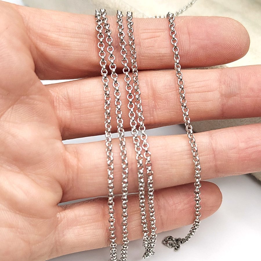 Ролло 2 мм цепочка, 20 см