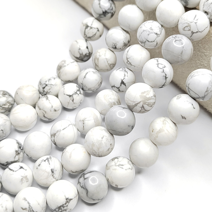 Кахалонг прессовка, гладкий шар, нить 10 мм