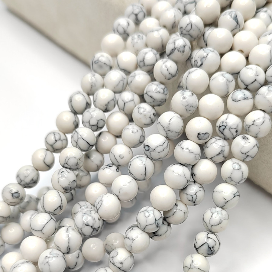 Кахалонг прессовка, гладкий шар, нить 4 мм