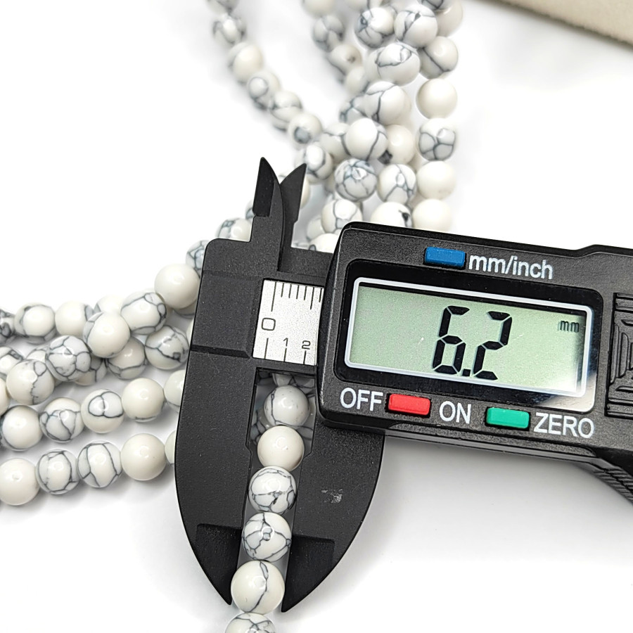 Кахалонг прессовка, гладкий шар, нить 6 мм