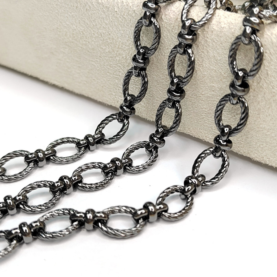 Цепь Овальные звенья 12х8 мм, 20 см