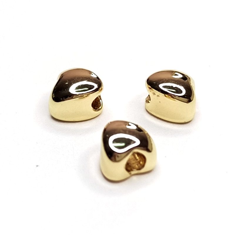 Сердце 4 мм Разделительная бусина, штука