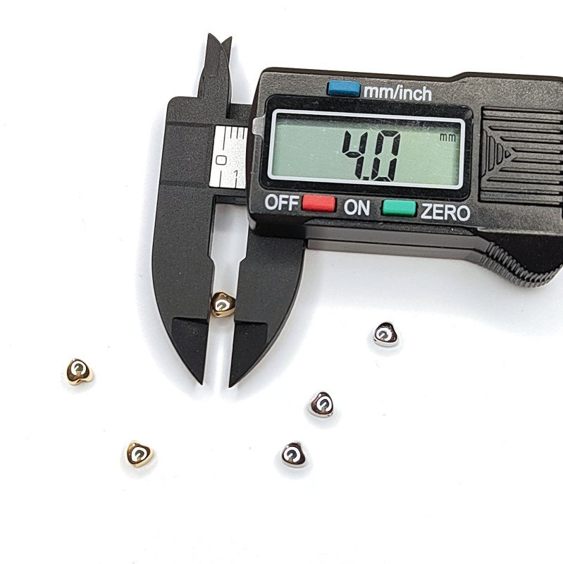 Сердце 4 мм Разделительная бусина, штука