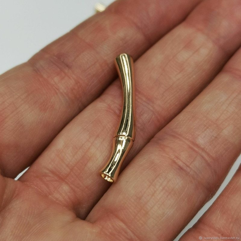 Трубочка 30х4 мм, Разделительная бусина