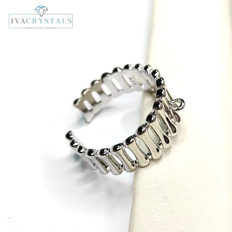 Кольцо-основа 21х9 мм с петлей для подвесок