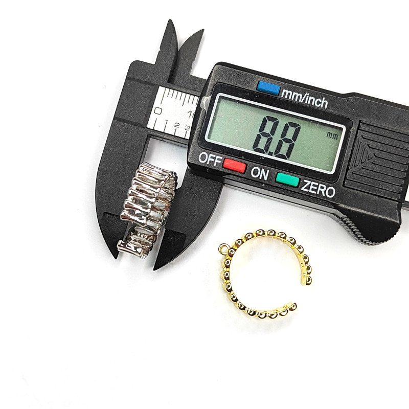 Кольцо-основа 21х9 мм с петлей для подвесок