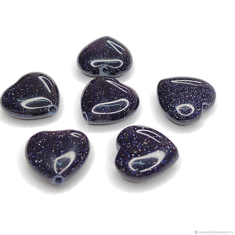Авантюрин 14 мм Сердечко, ШТУКА