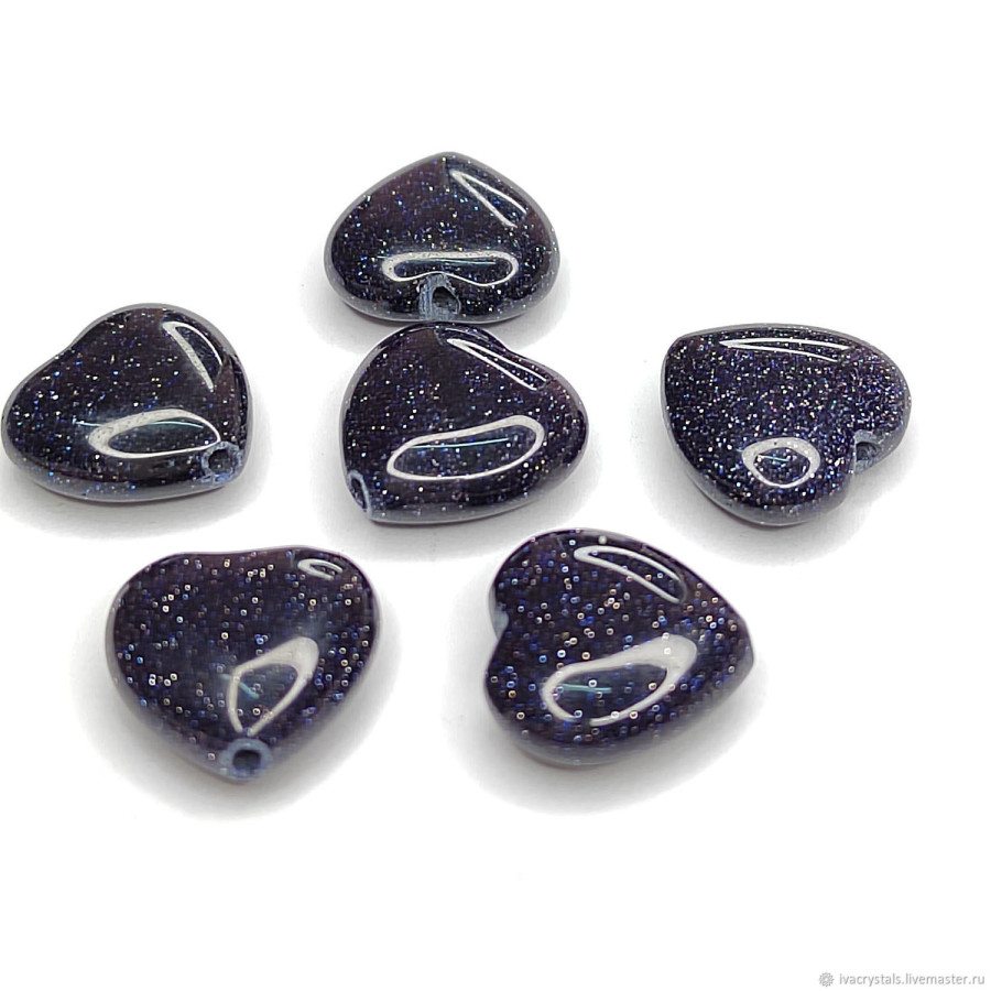 Авантюрин 14 мм Сердечко, ШТУКА
