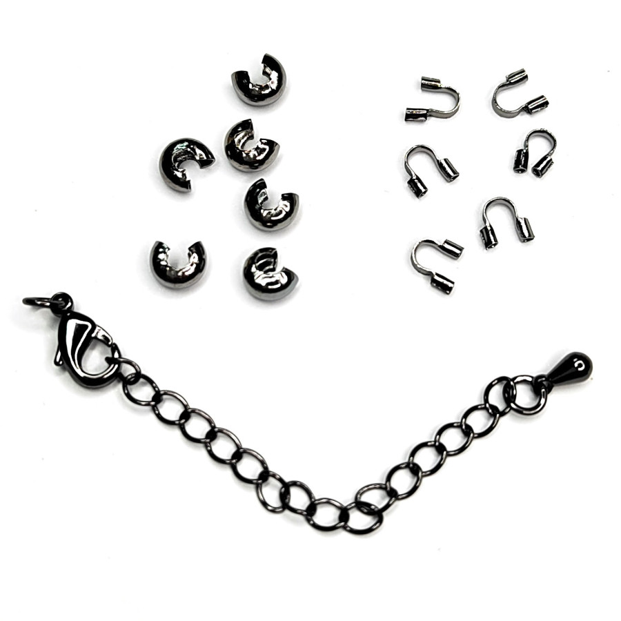 Укрывная маскировочная бусина 4 мм, 10 штук