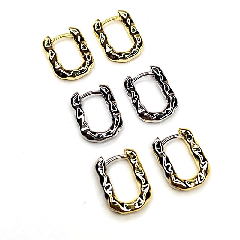 Швензы Конго Овалы 16х12х3 мм, Мятый металл, бублики, пара