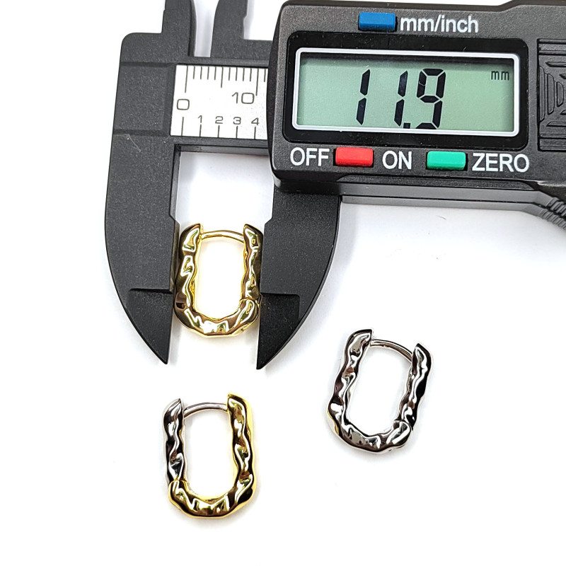 Швензы Конго Овалы 16х12х3 мм, Мятый металл, бублики, пара