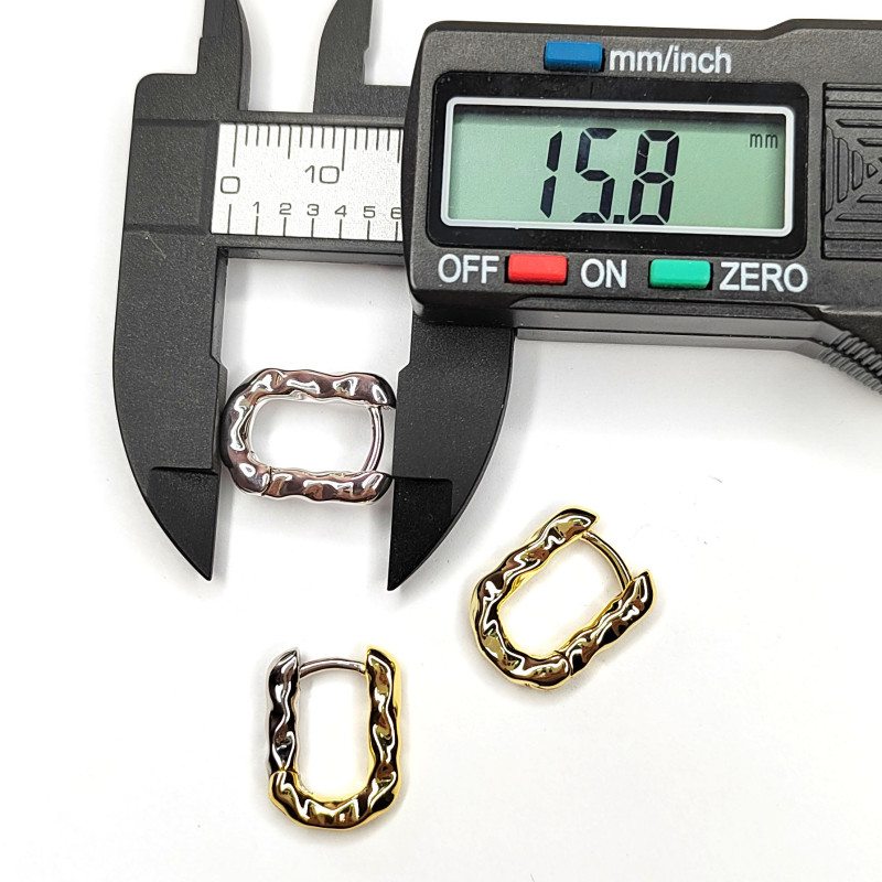 Швензы Конго Овалы 16х12х3 мм, Мятый металл, бублики, пара