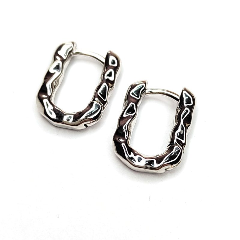 Швензы Конго Овалы 16х12х3 мм, Мятый металл, бублики, пара