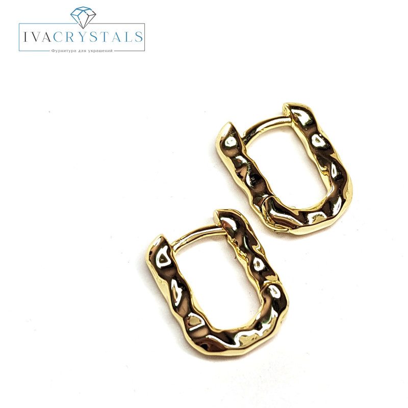 Швензы Конго Овалы 16х12х3 мм, Мятый металл, бублики, пара