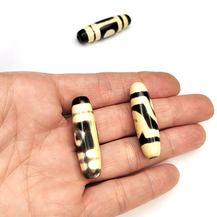 Бусина Дзи 38,5х11 мм, штука