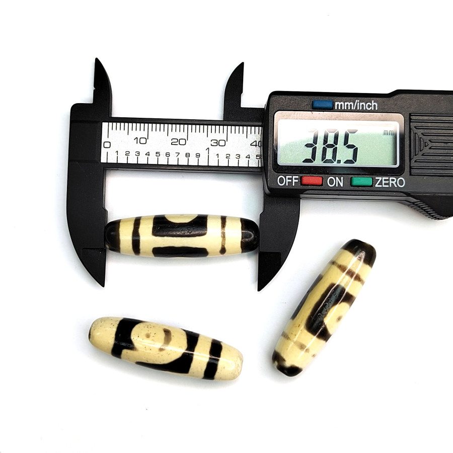 Бусина Дзи 38,5х11 мм, штука