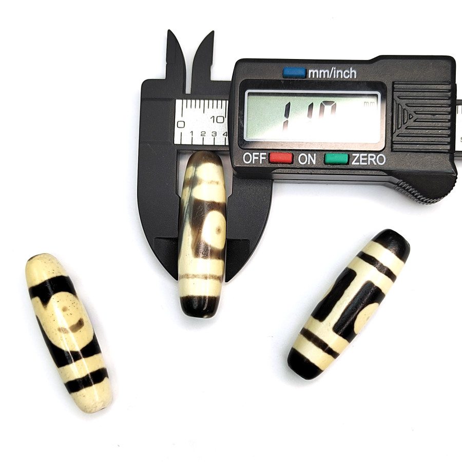 Бусина Дзи 38,5х11 мм, штука