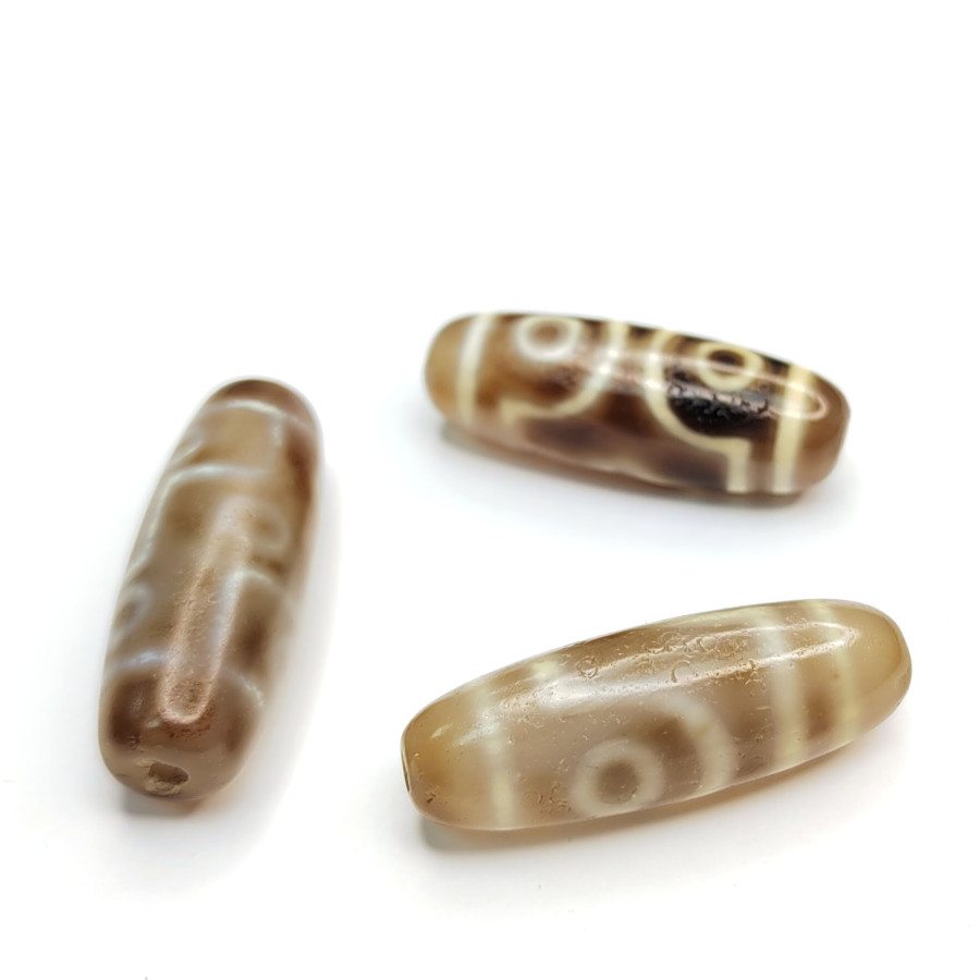 Бусина Дзи 39х13 мм, штука