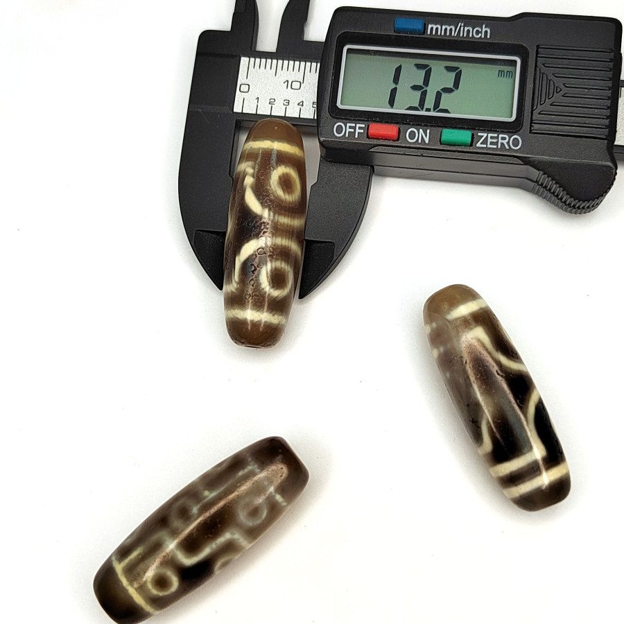 Бусина Дзи 39х13 мм, штука