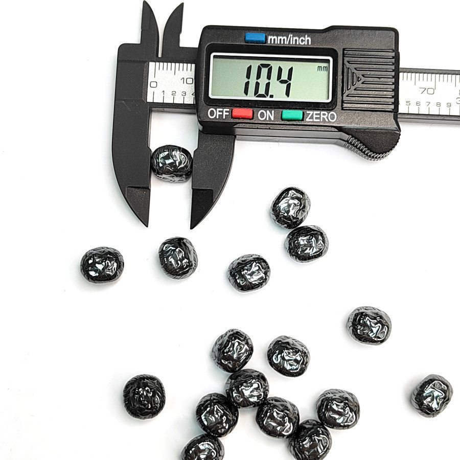 Лев 10 мм бусина из гематита, штука