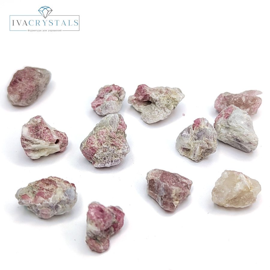 12х8 мм Турмалин натуральный необработанный колотый