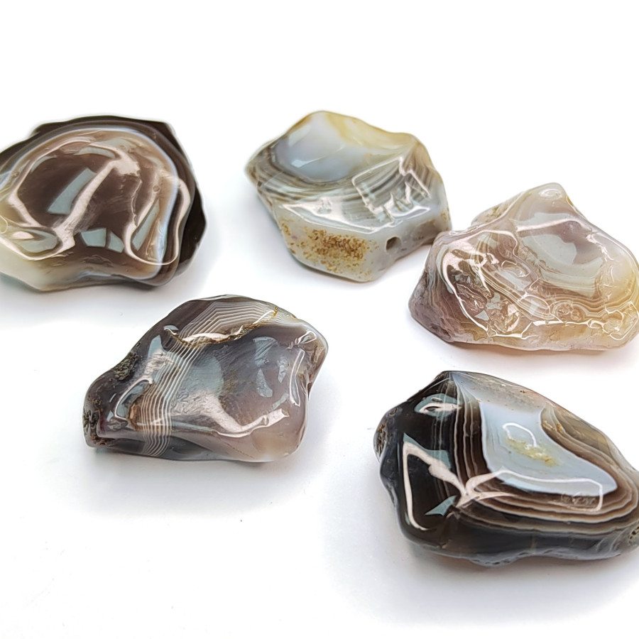 Агат ботсванский натуральный 31 мм, штука